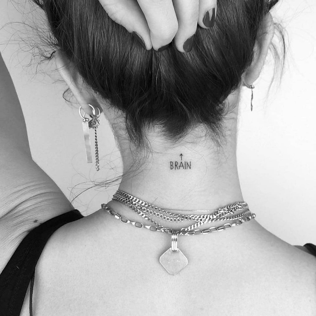 small neck tattoo 0021