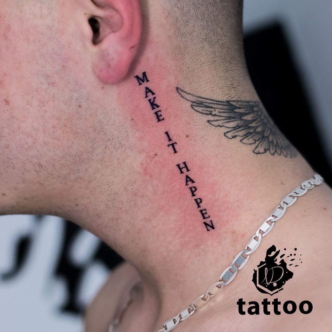 small neck tattoo 0032