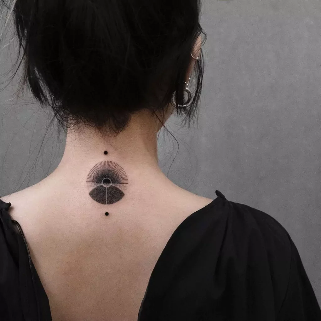 small neck tattoo 0036