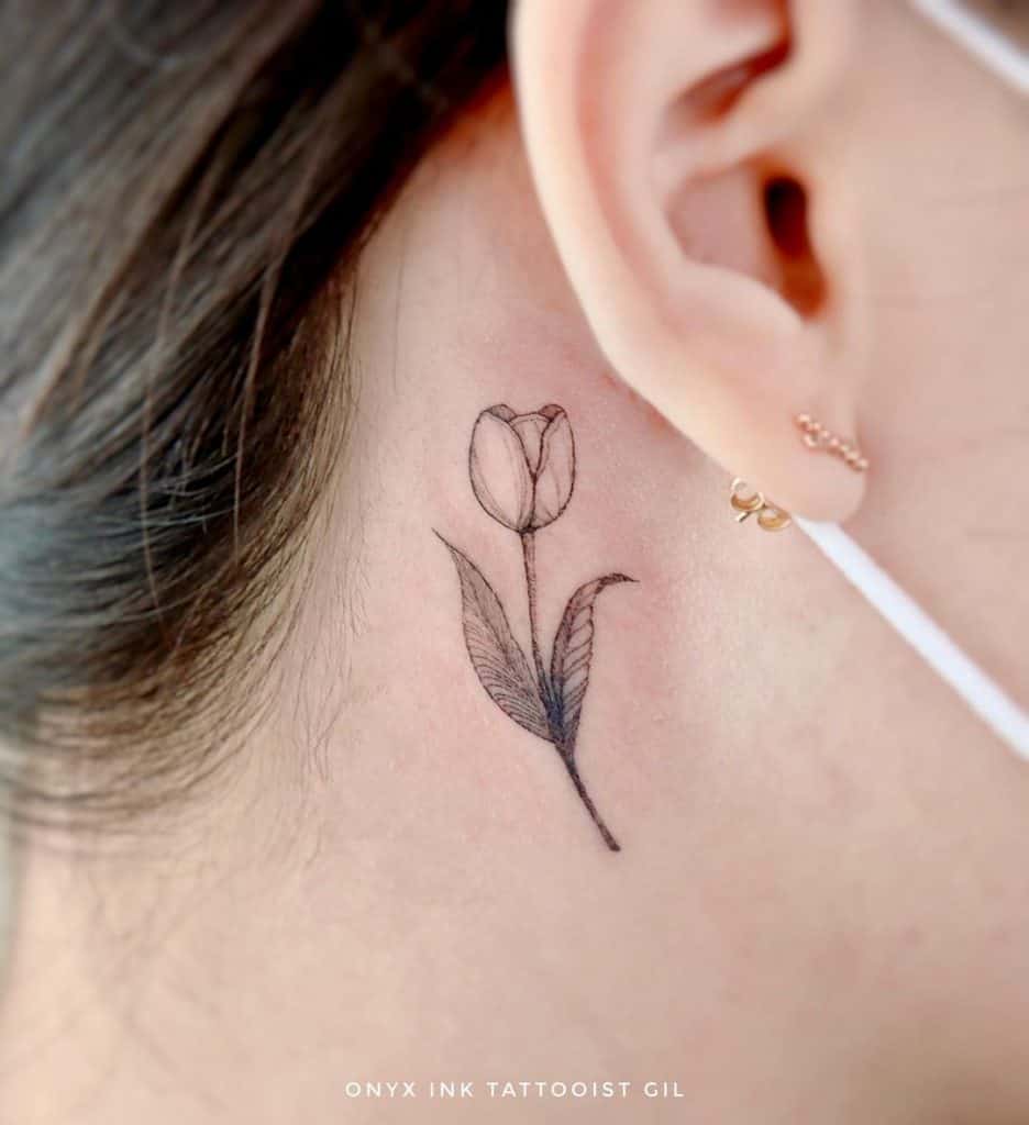 small neck tattoo 0043