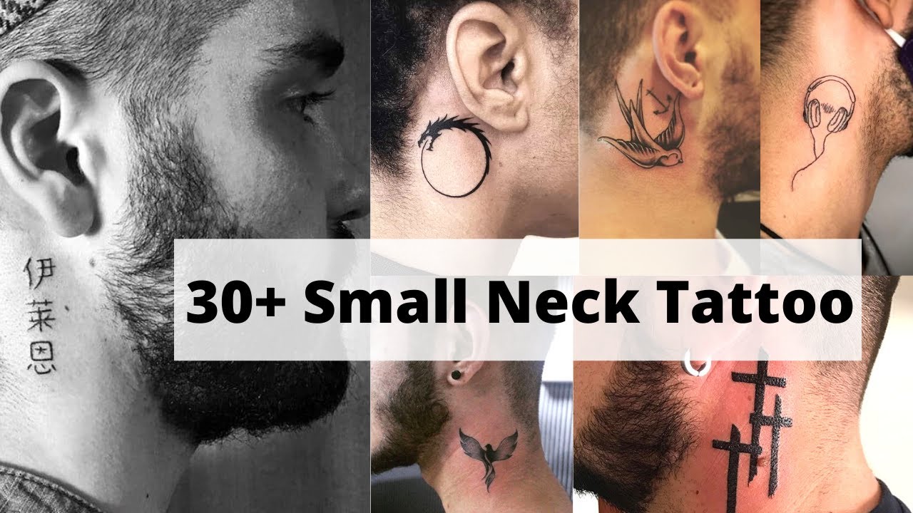 small neck tattoo 0047