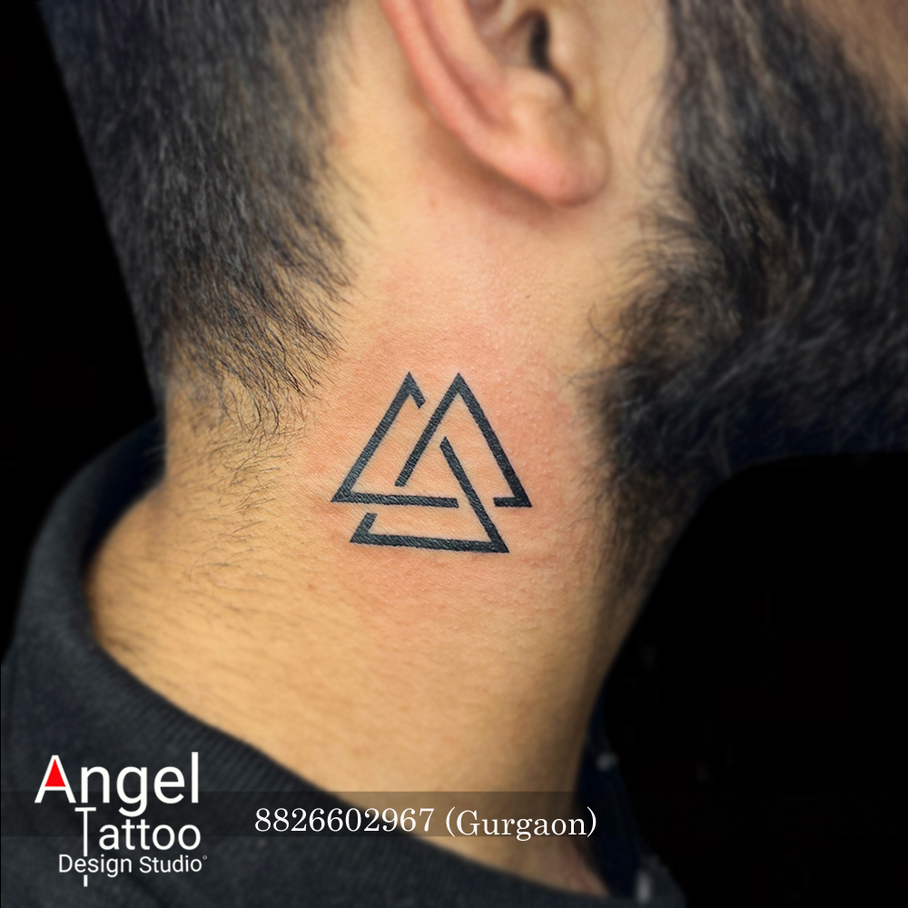 small neck tattoo 0092