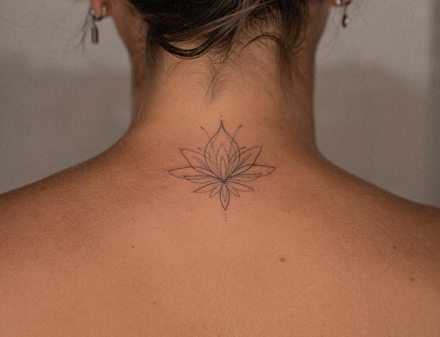 small neck tattoo 0099