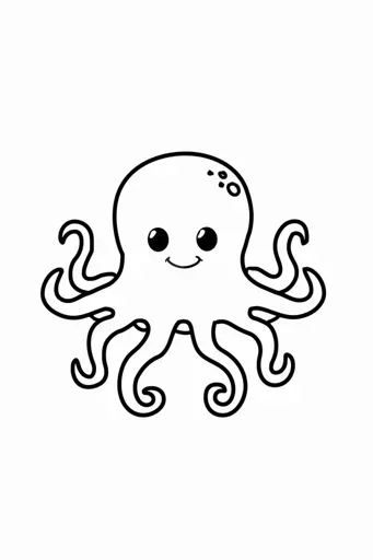 Small octopus tattoo 0047