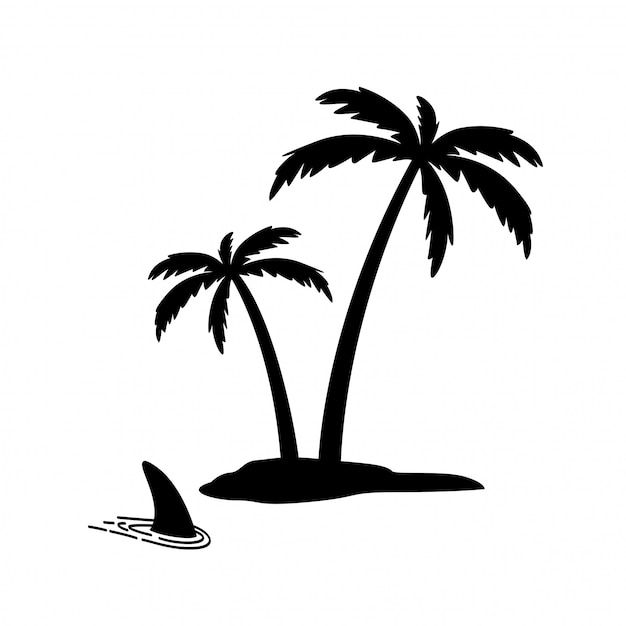 small palm tree tattoo 0019