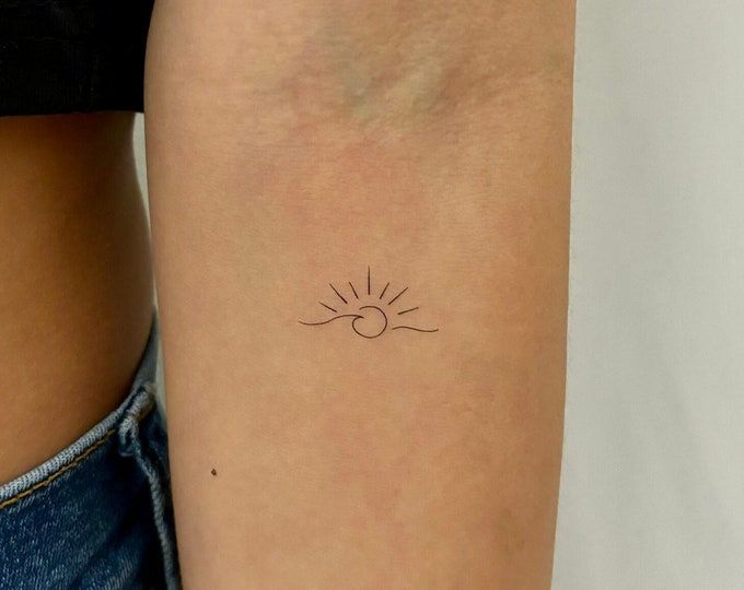 small palm tree tattoo 0076