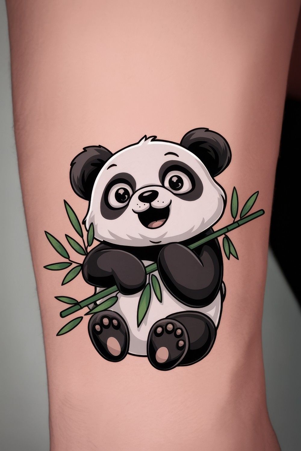 small panda tattoo