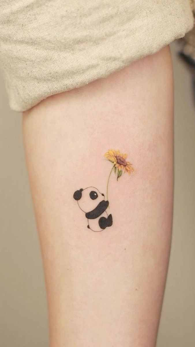 small panda tattoo 0022