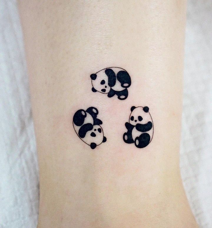 small panda tattoo 0025