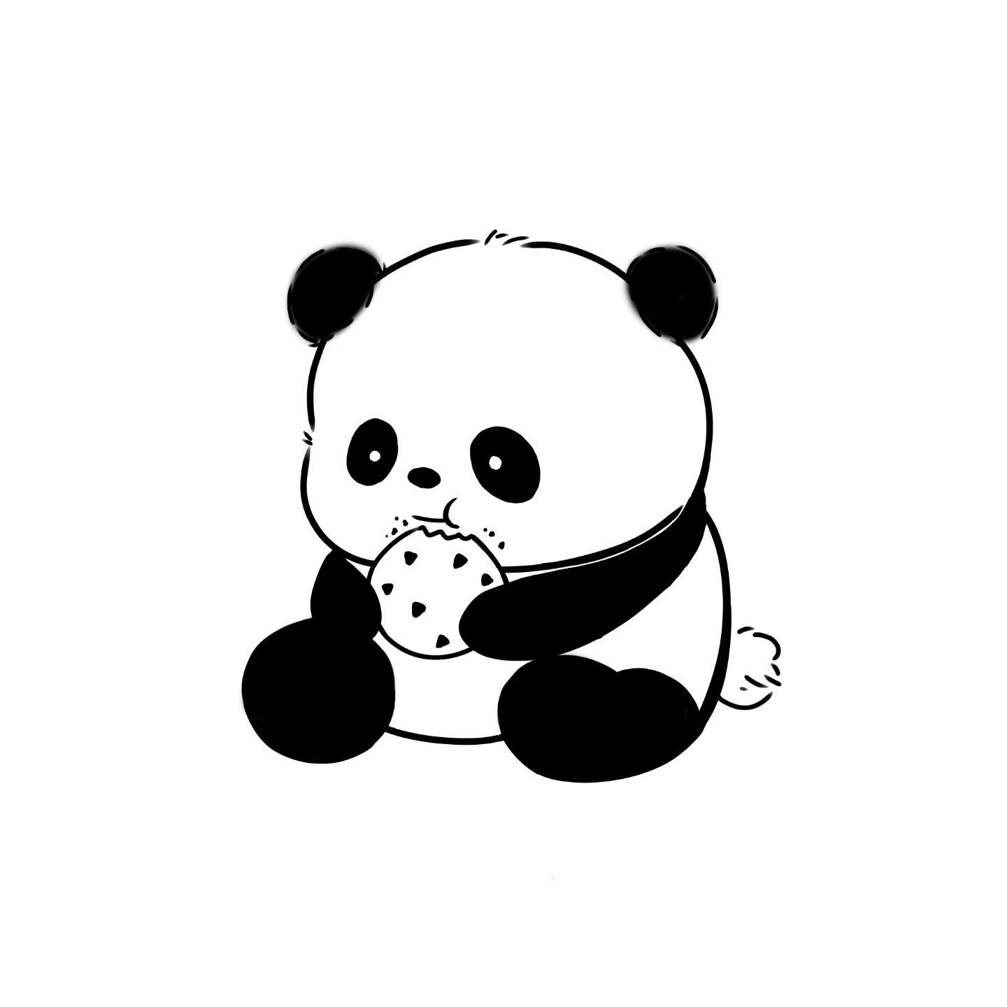 small panda tattoo 0029