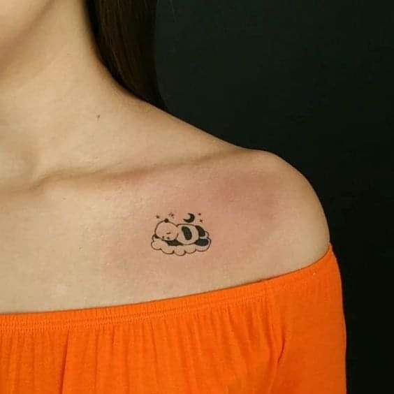 small panda tattoo 0030