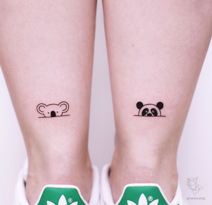 small panda tattoo 0034