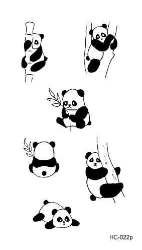 small panda tattoo 0043