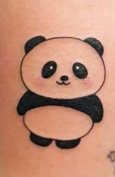 small panda tattoo 0063