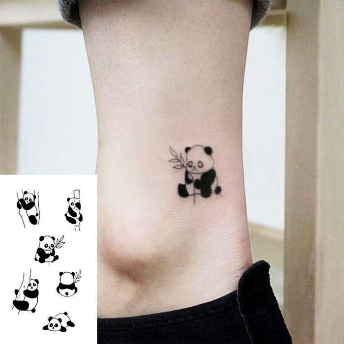 small panda tattoo 0066