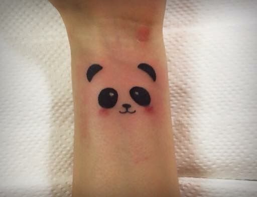 small panda tattoo 0080