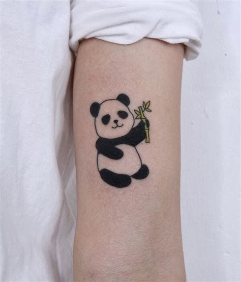 small panda tattoo 0088