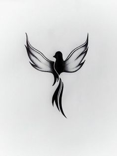 Small Phoenix tattoo 0039