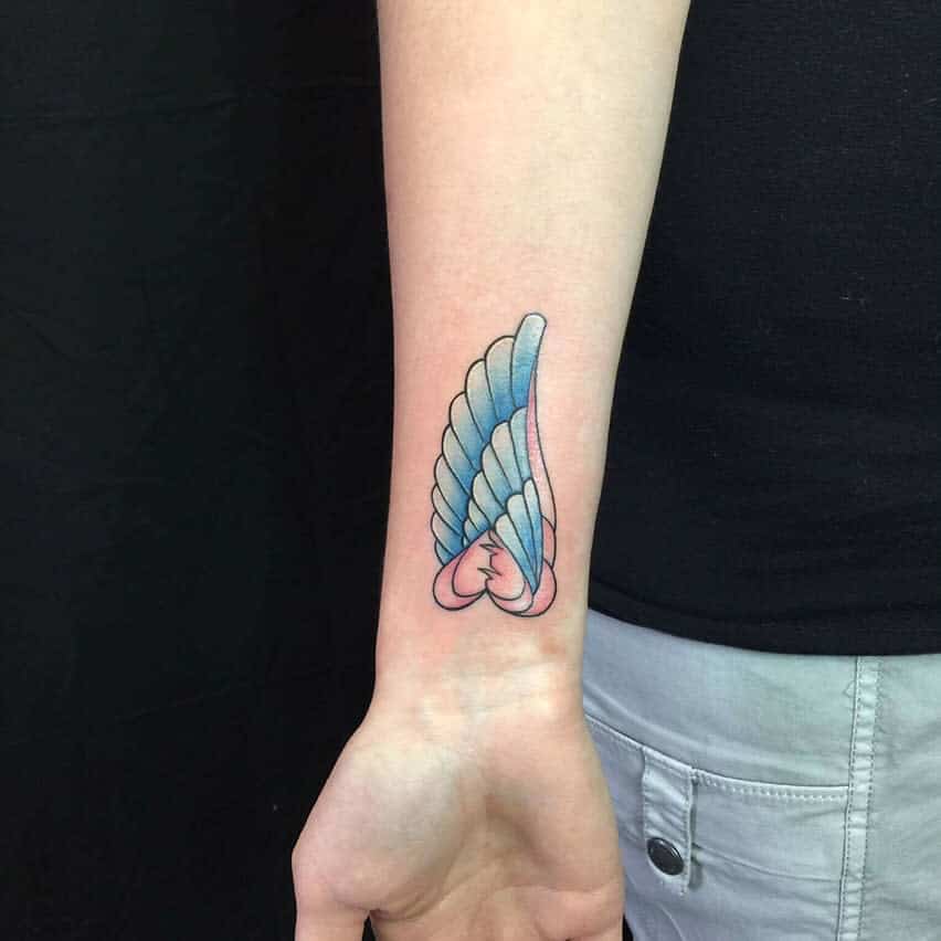 Small pregnancy loss miscarriage tattoo 0052