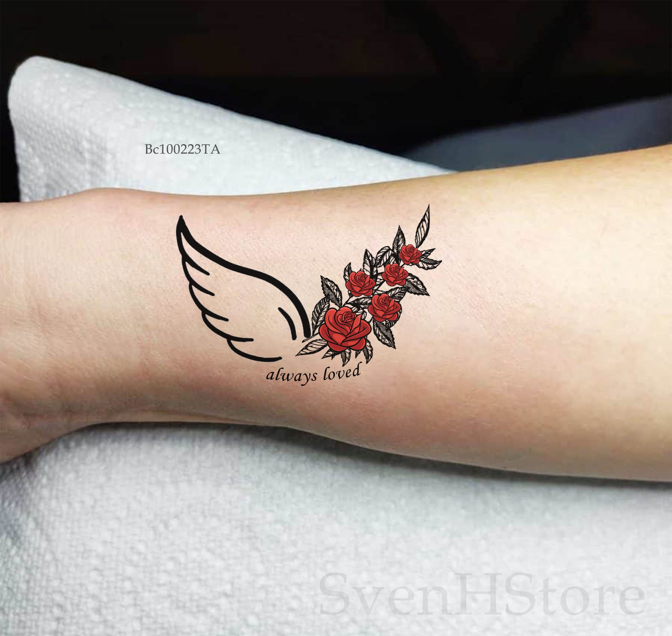 Small pregnancy loss miscarriage tattoo 0089