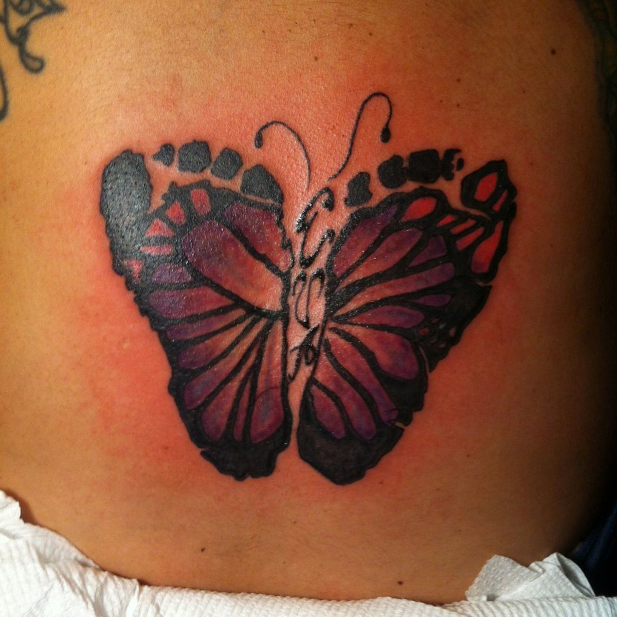 Small pregnancy loss miscarriage tattoo 0096