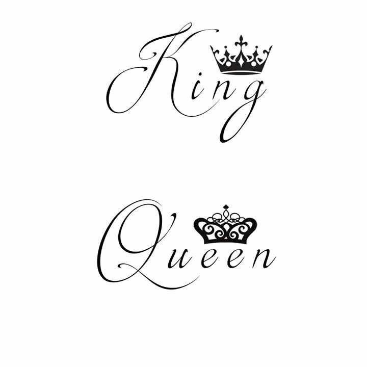 Small queen crown tattoo 0016