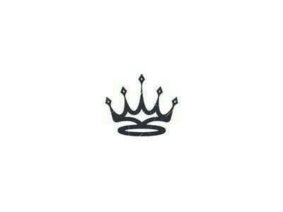 Small queen crown tattoo 0038