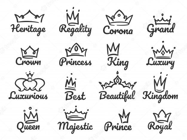 Small queen crown tattoo 0063