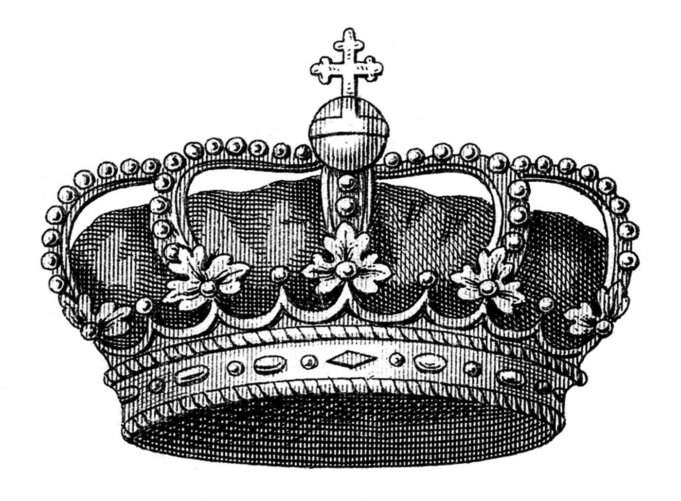 Small queen crown tattoo 0065