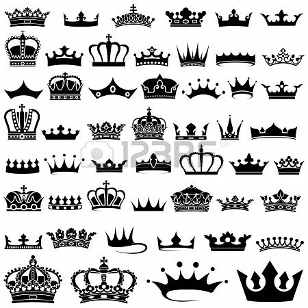 Small queen crown tattoo 0070