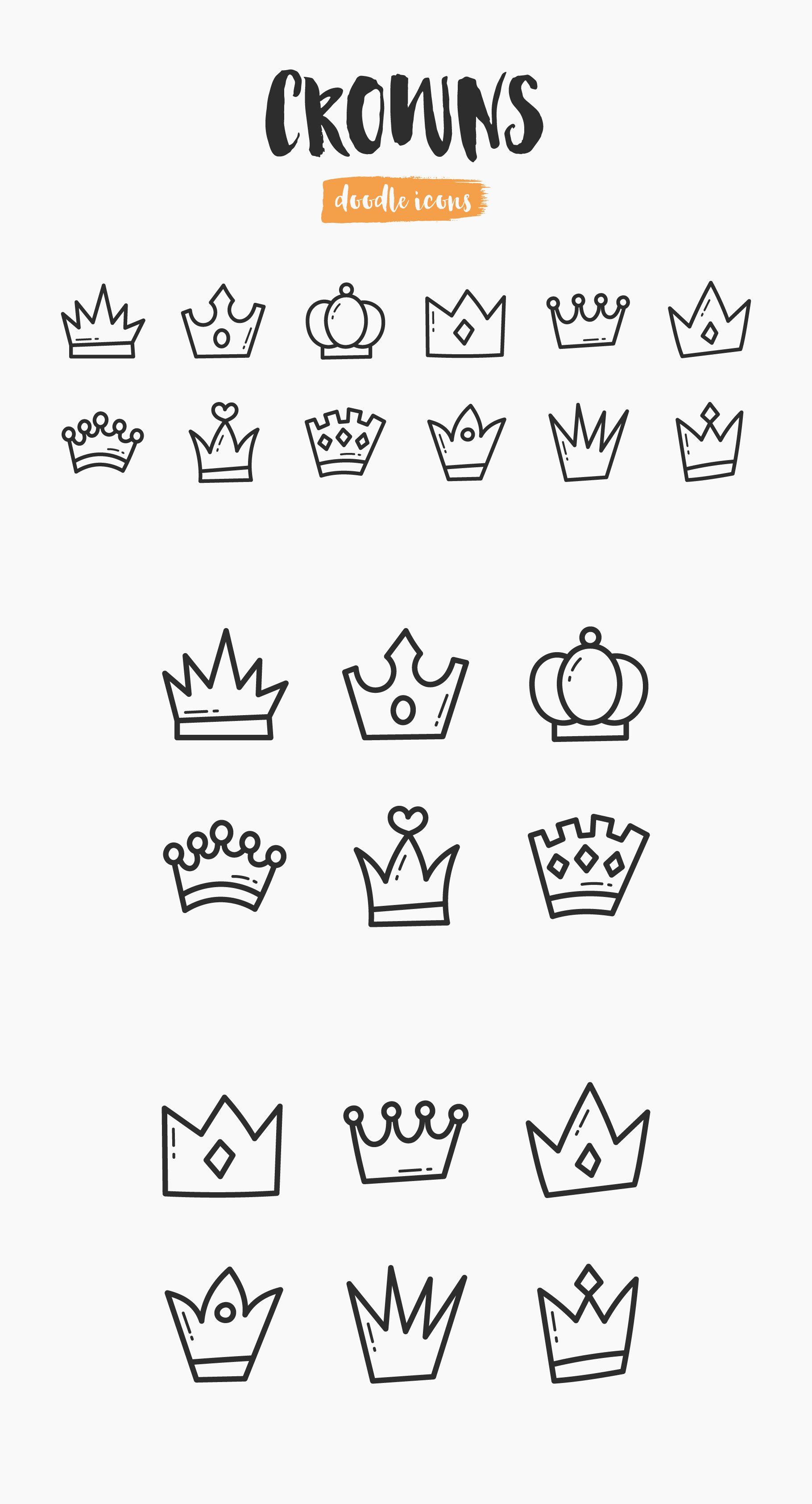 Small queen crown tattoo 0074