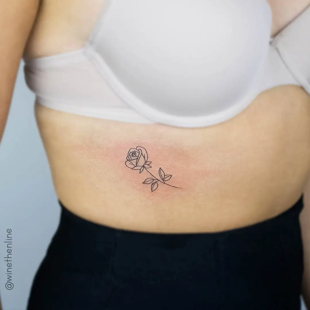 small rib tattoo 0024