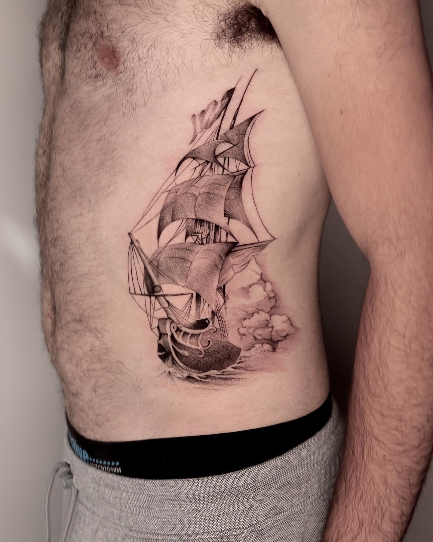 small rib tattoo 0089