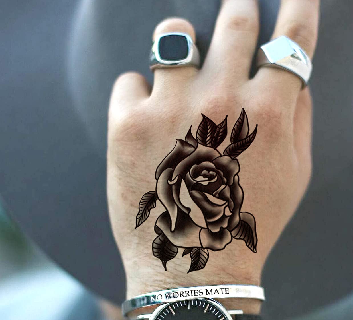 Small rose tattoo 0022