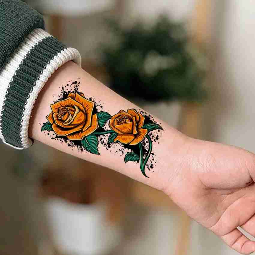 Small rose tattoo 0035