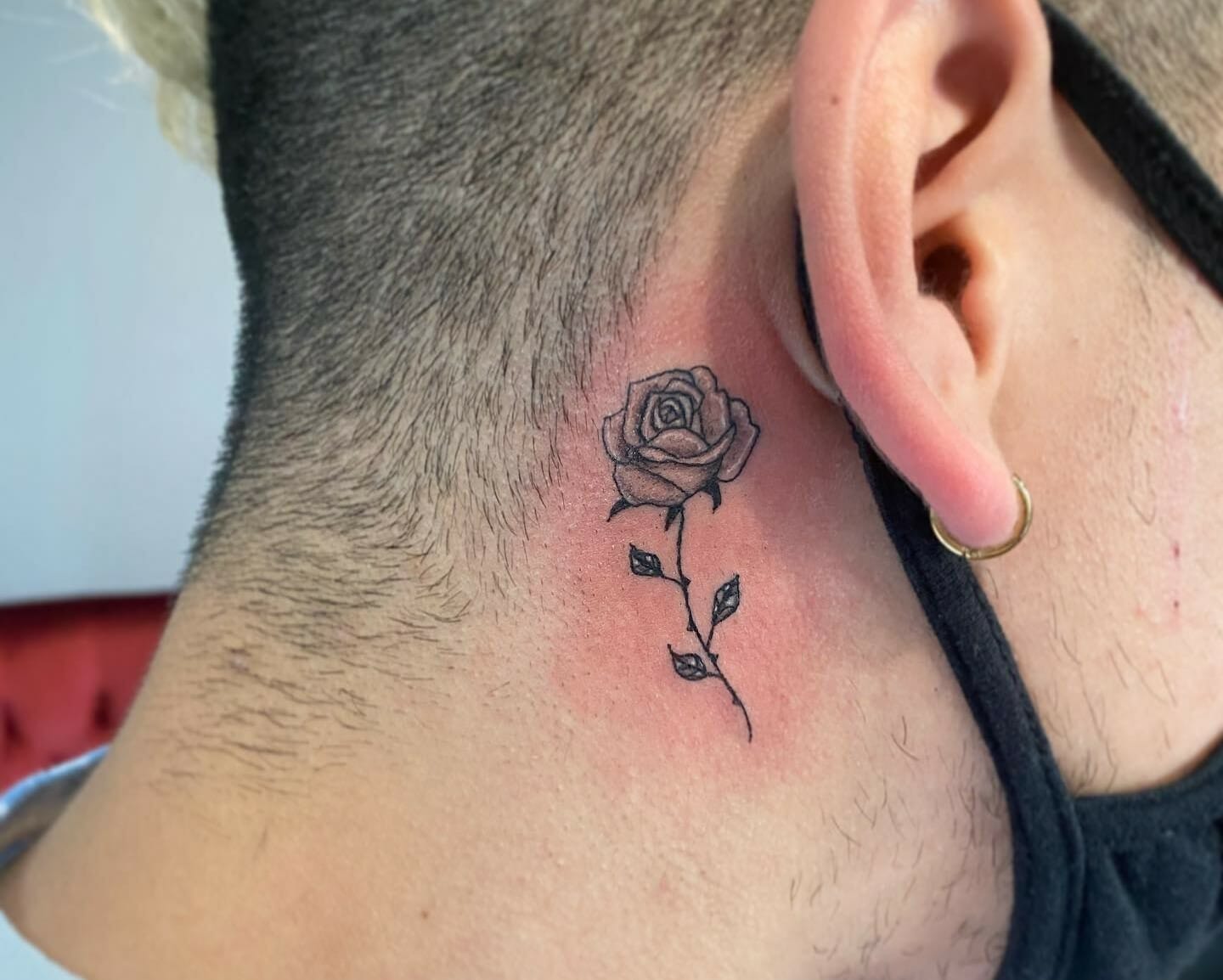 Small rose tattoo 0060