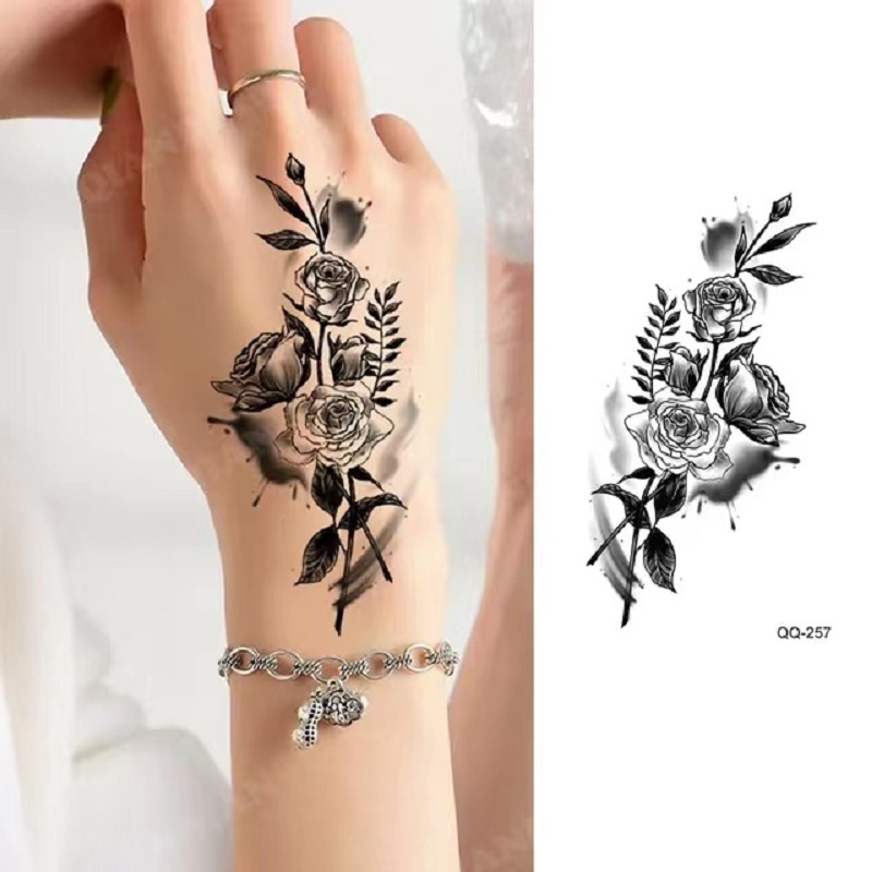 Small rose tattoo 0073