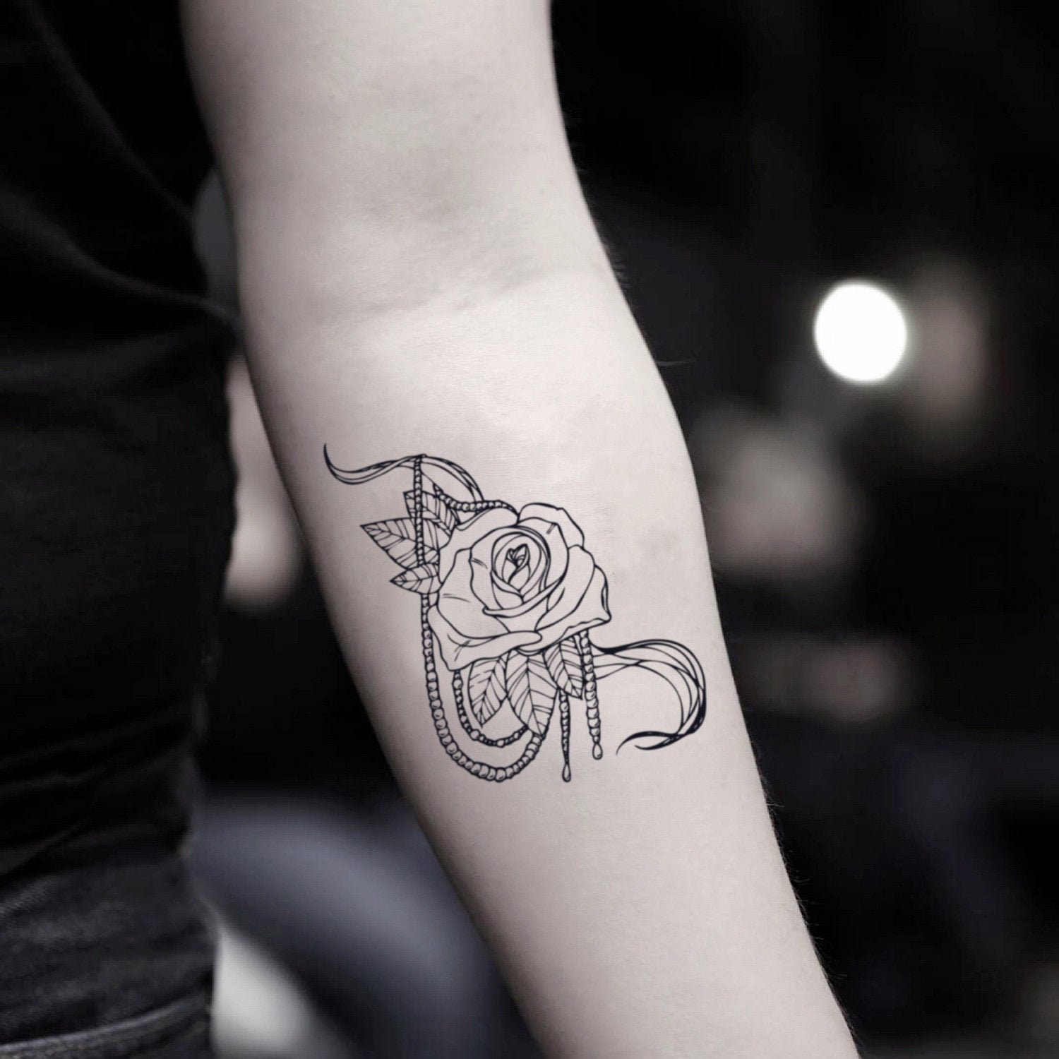 Small rose tattoo 0081