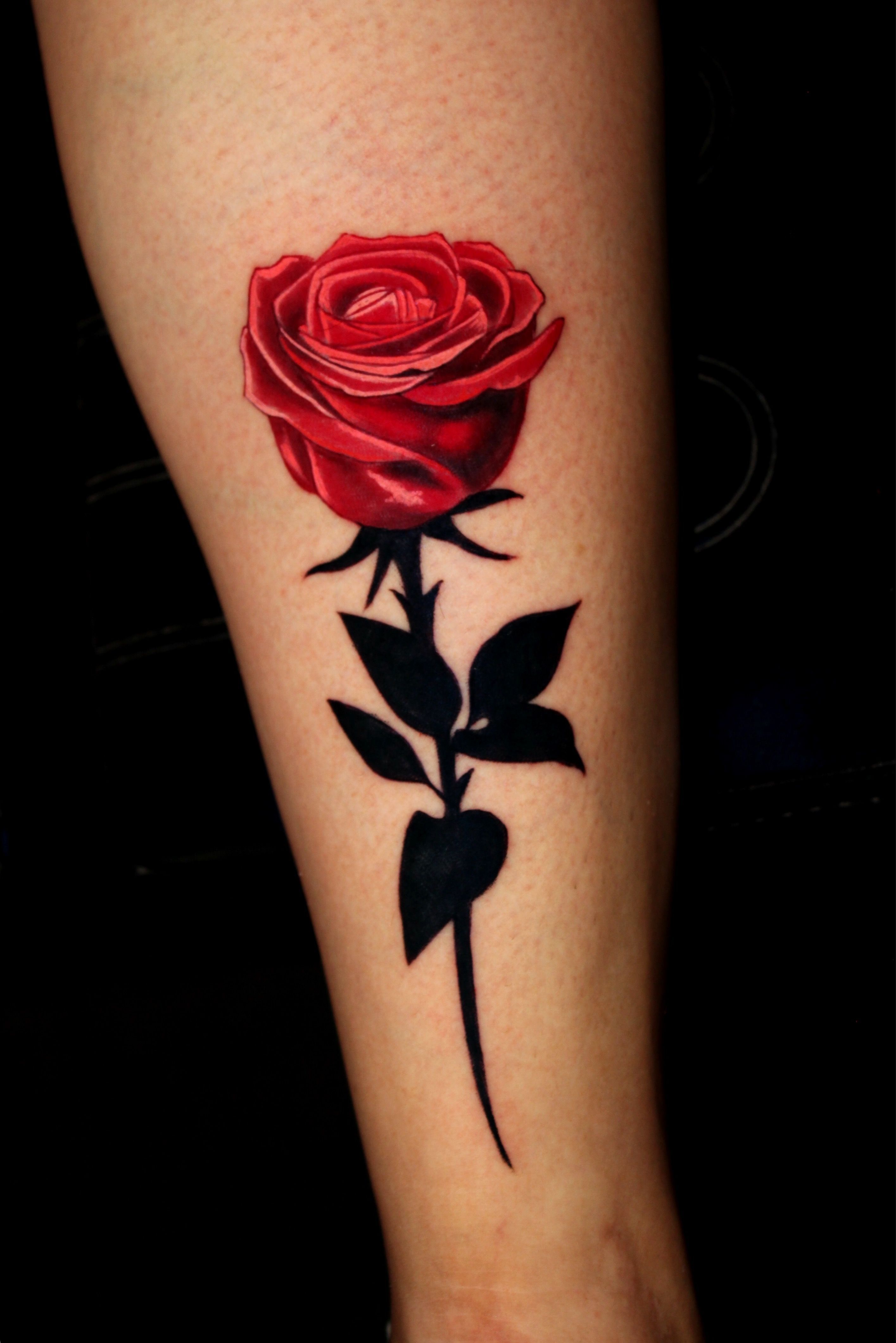 Small rose tattoo 0051