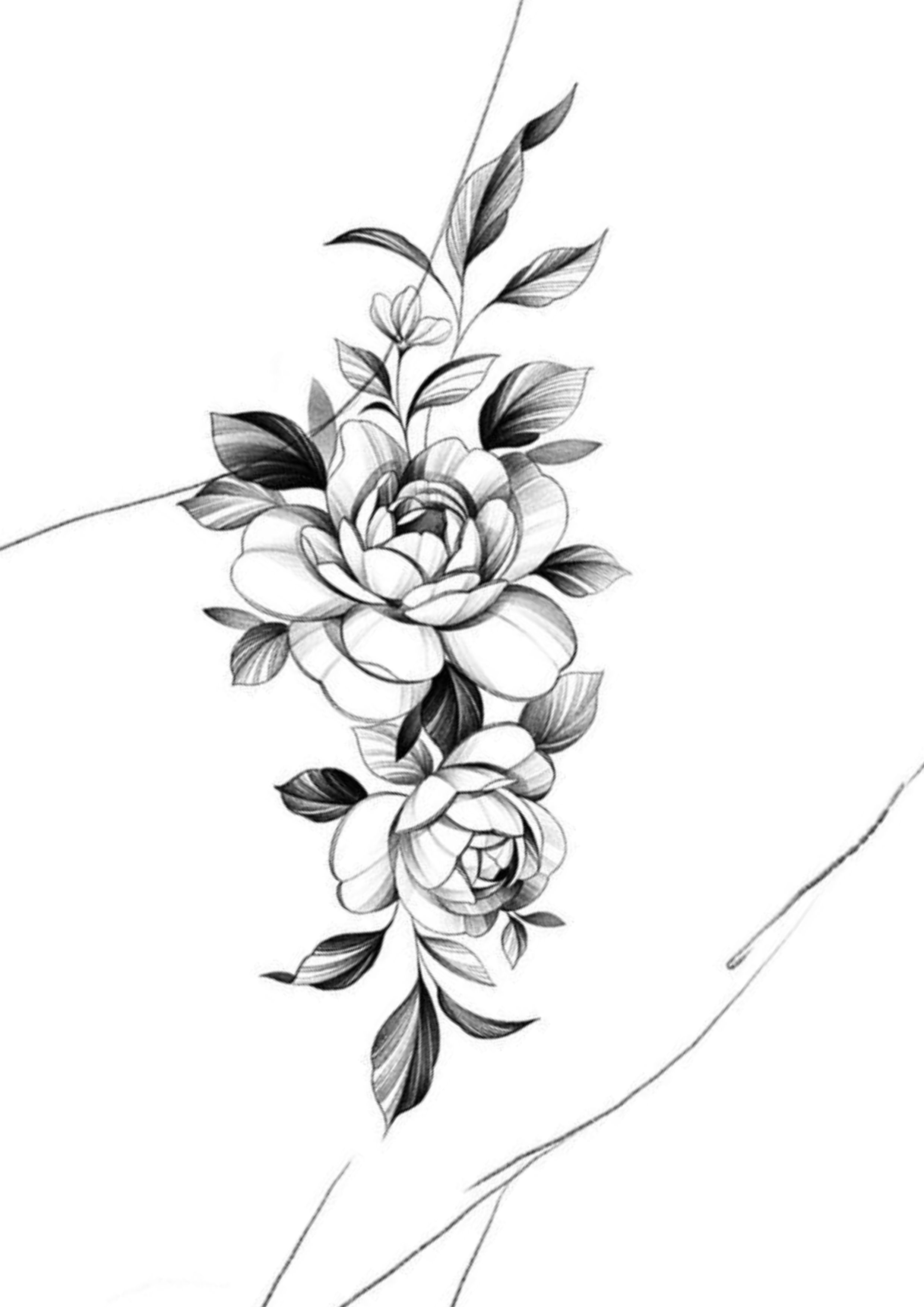 Small rose tattoo 0067