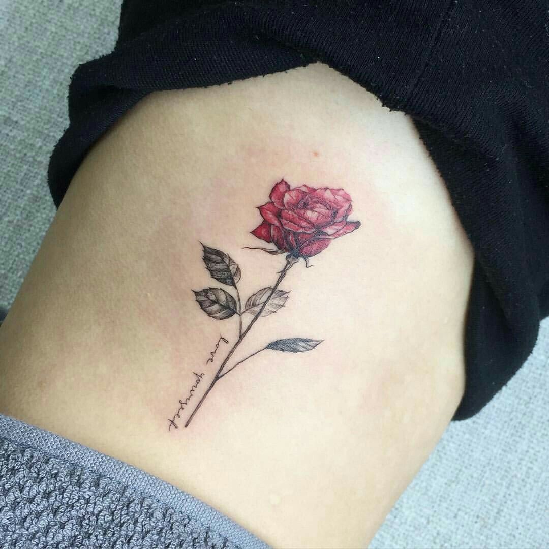 Small rose tattoo 0079