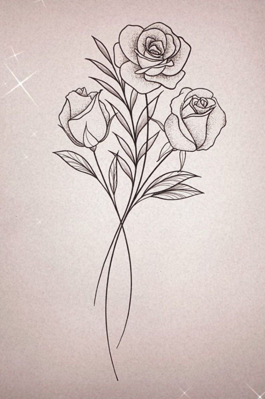 Small rose tattoo 0099