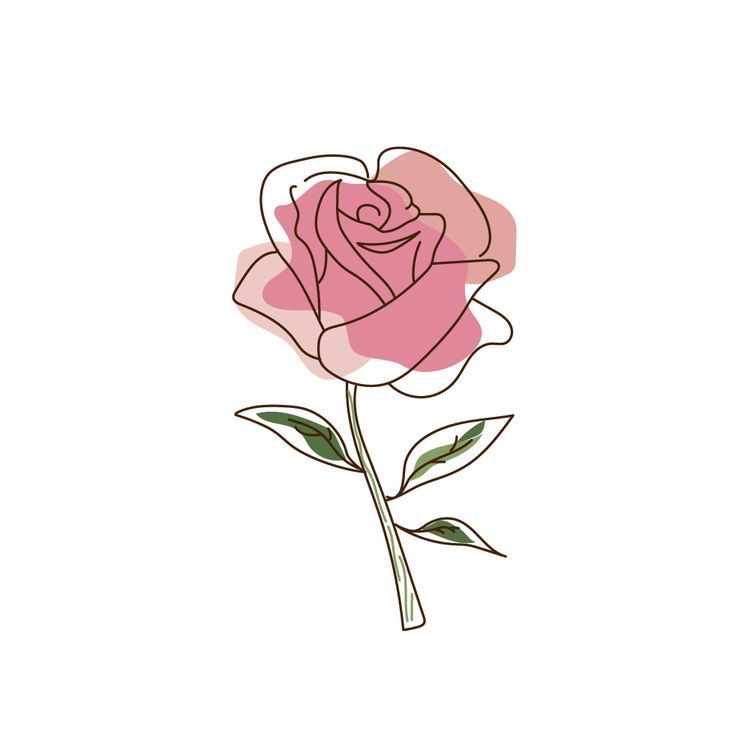 Small rose tattoo 0021