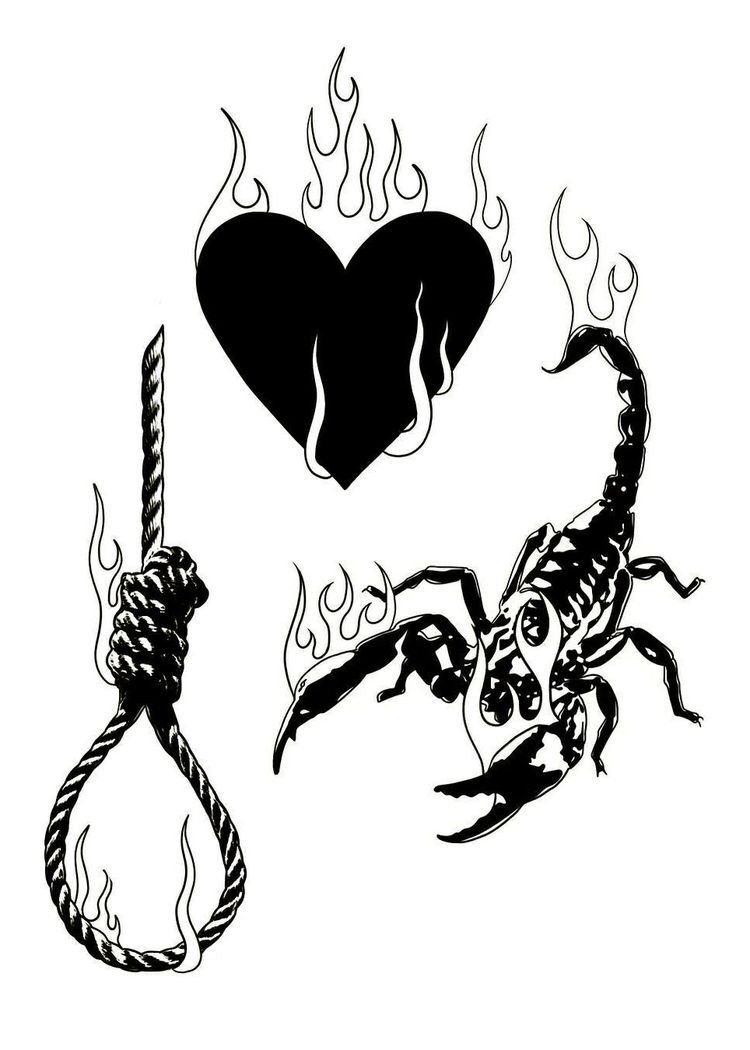 Small scorpion tattoo 0069