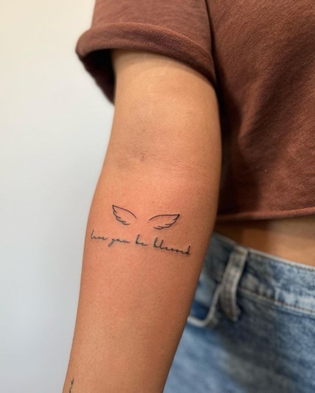 Small script tattoo 0059