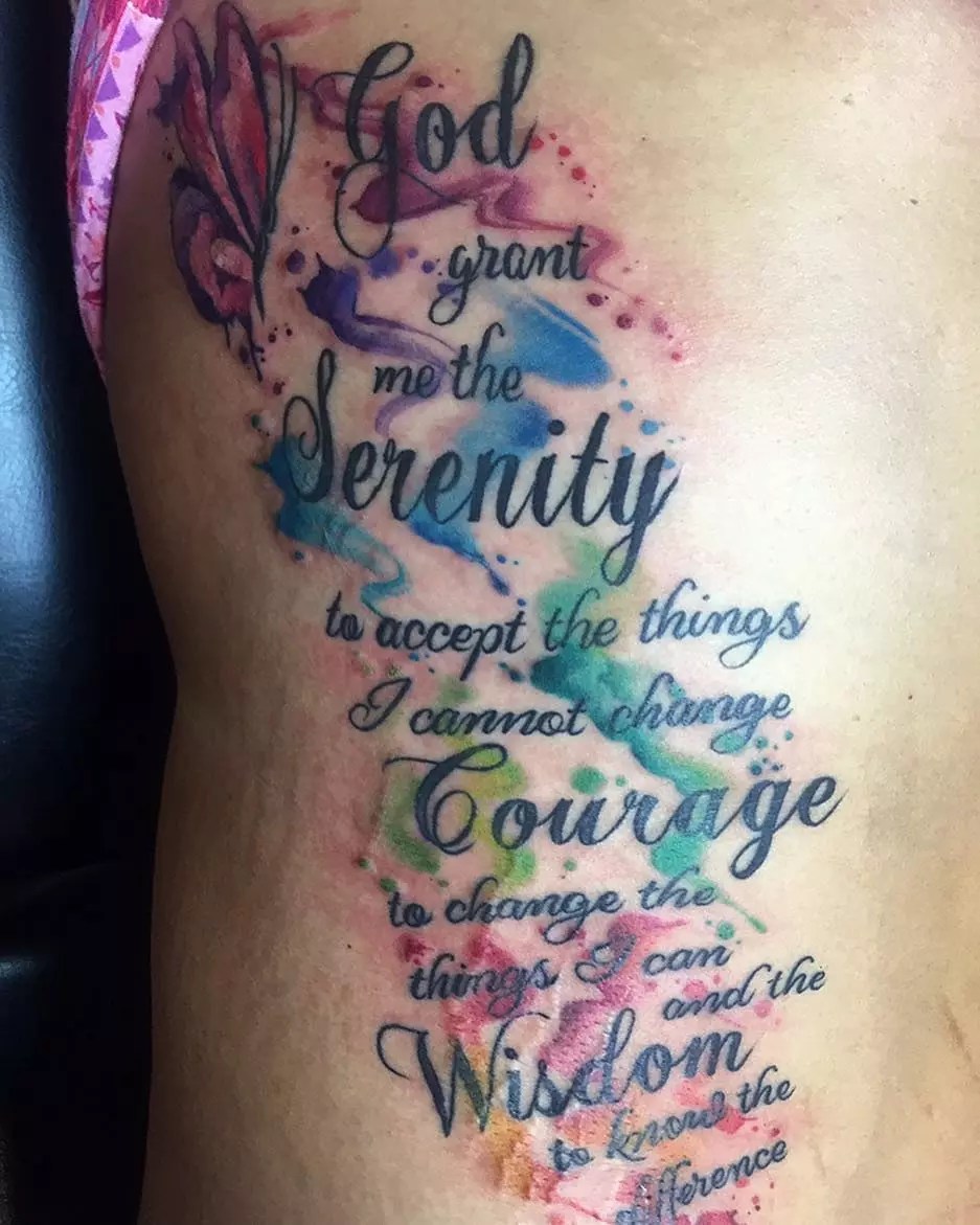 small serenity prayer tattoo trends.