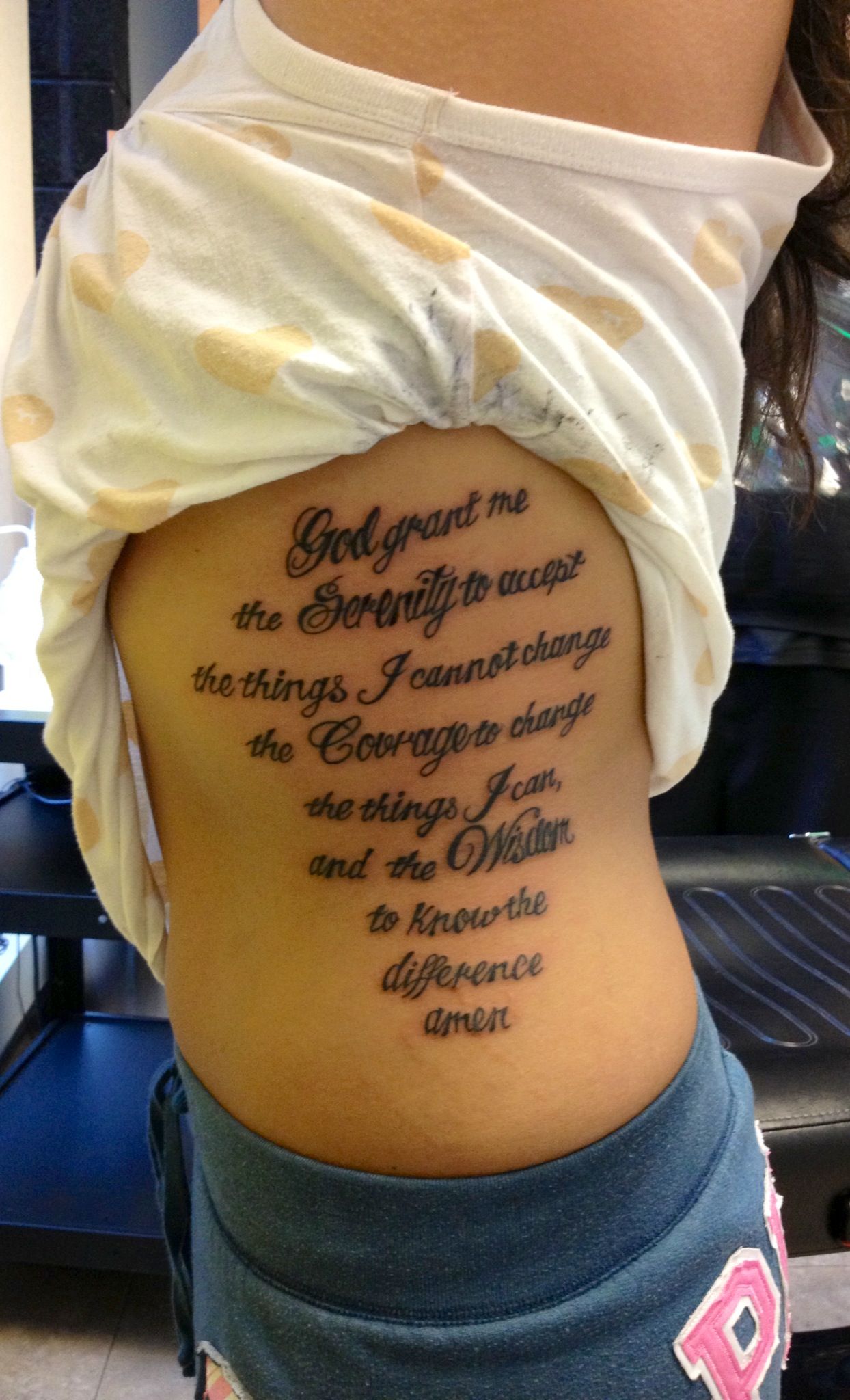 Small serenity prayer tattoo 0020