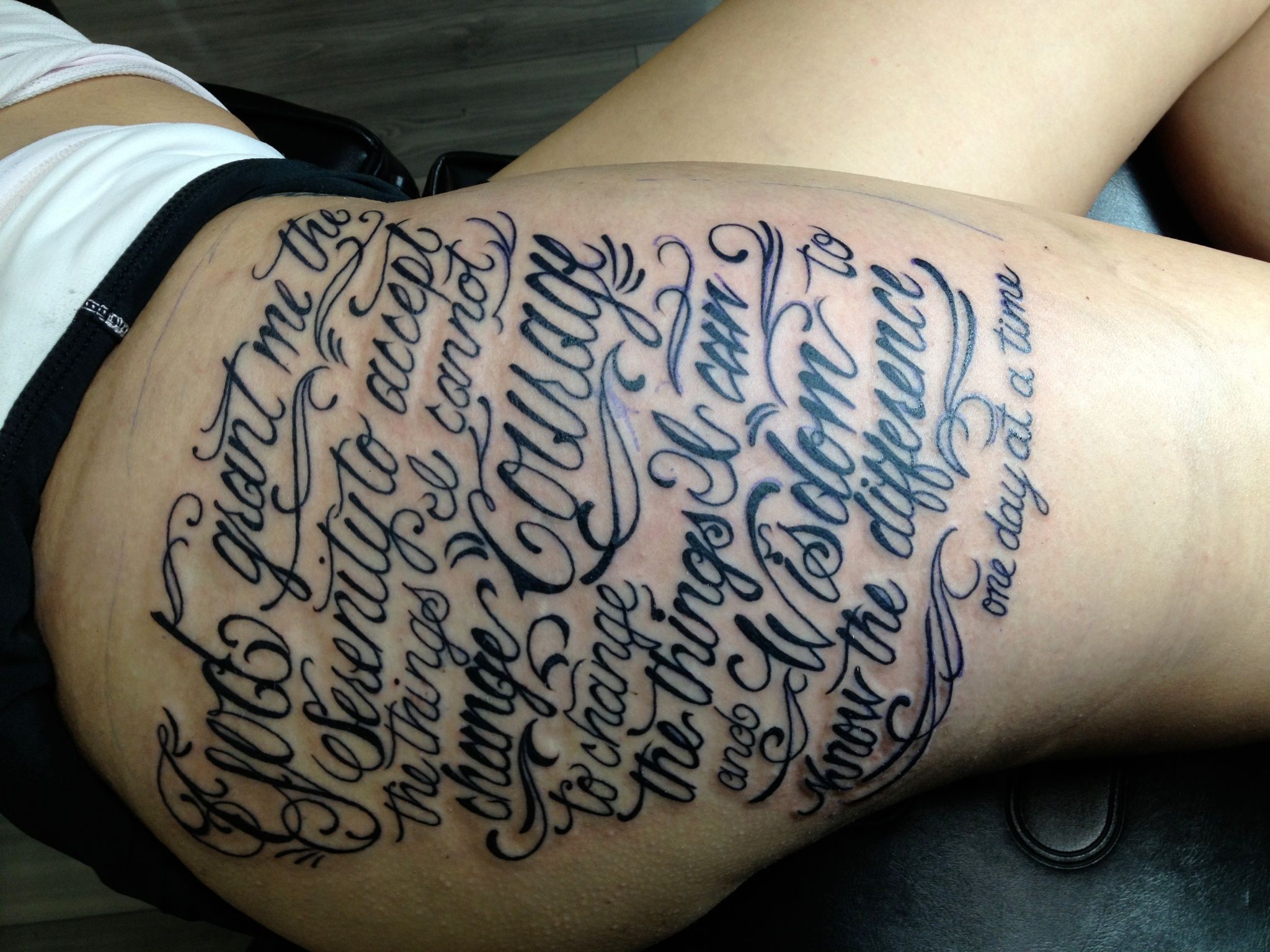 Small serenity prayer tattoo 0022