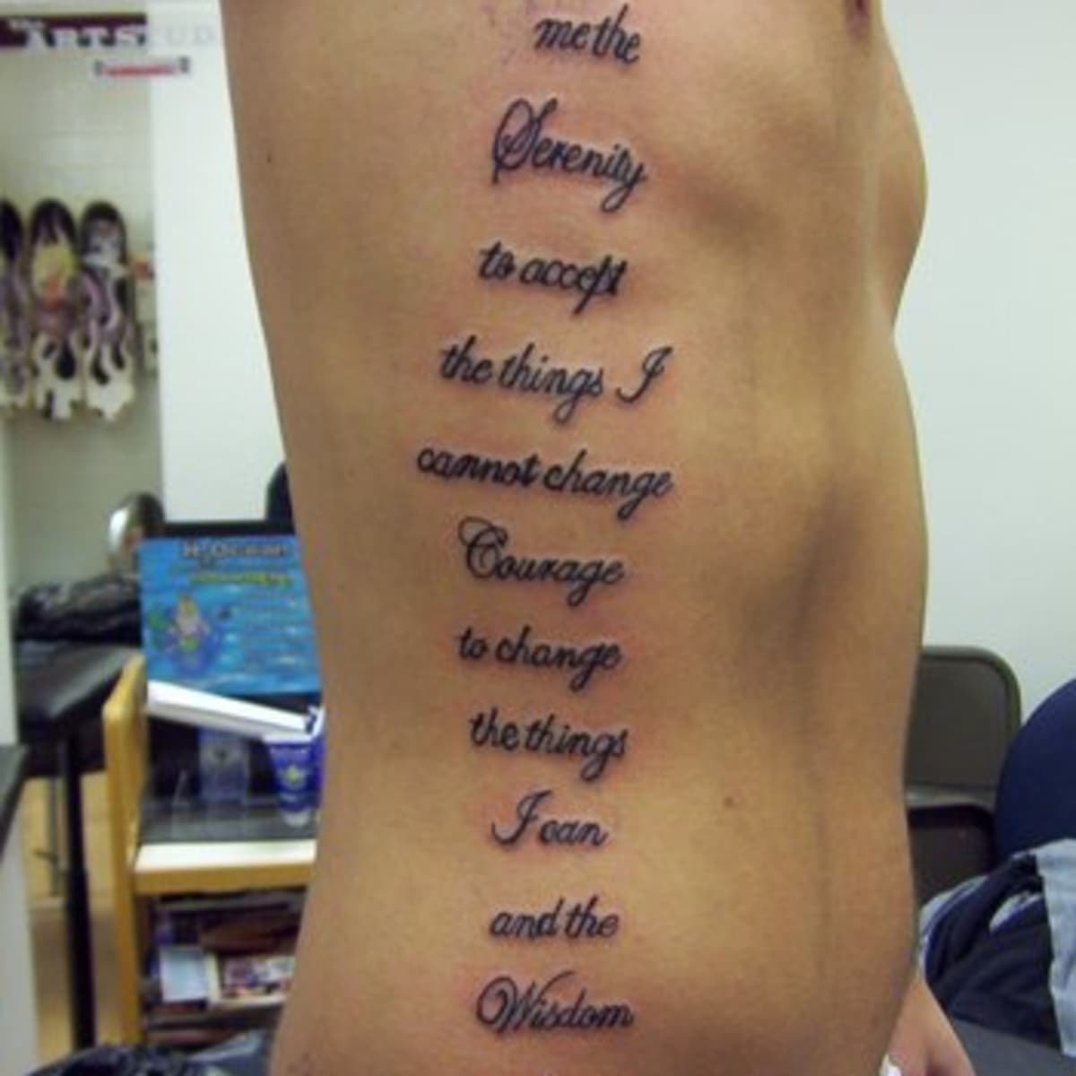 Small serenity prayer tattoo 0031