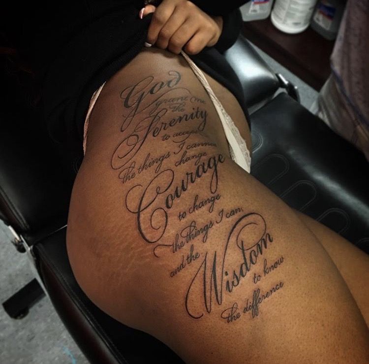 Small serenity prayer tattoo 0044